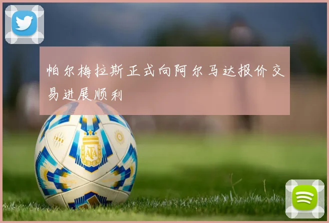 帕尔梅拉斯正式向阿尔马达报价交易进展顺利